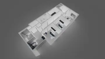 Rzut 3D kliniki stomatologicznej