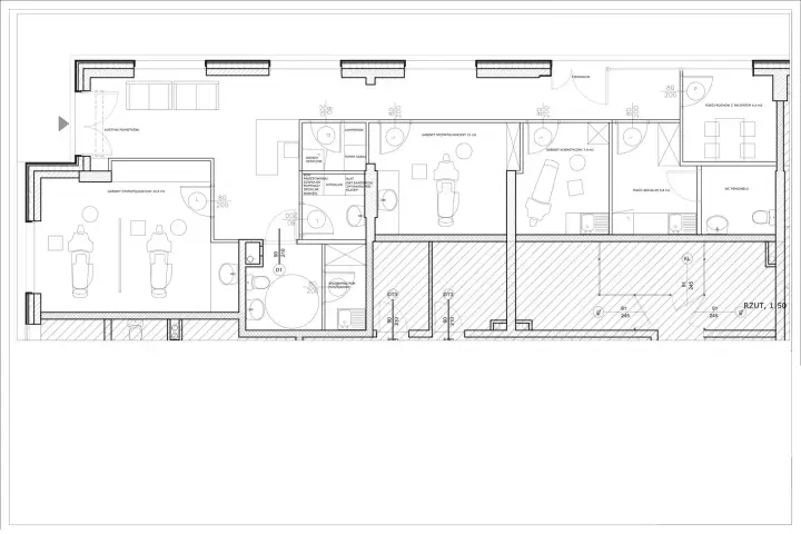Budowania gabinetu schemat